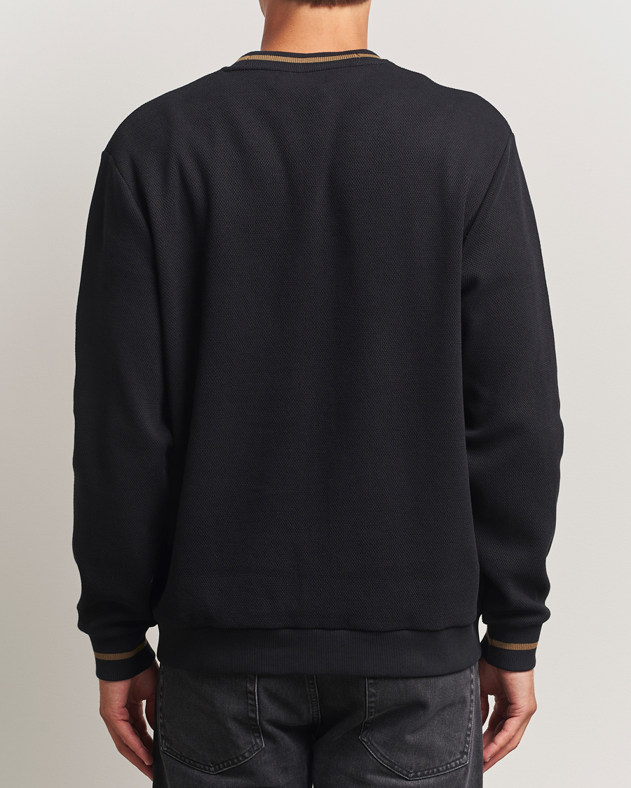 Heren | Truien | Fred Perry | Tipped Pique Textured Cardigan Black