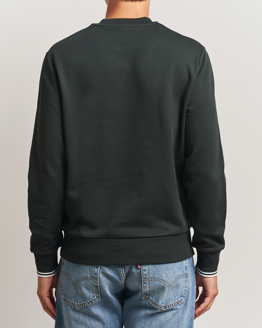 Heren | Truien | Fred Perry | Crew Neck Sweatshirt Night Green
