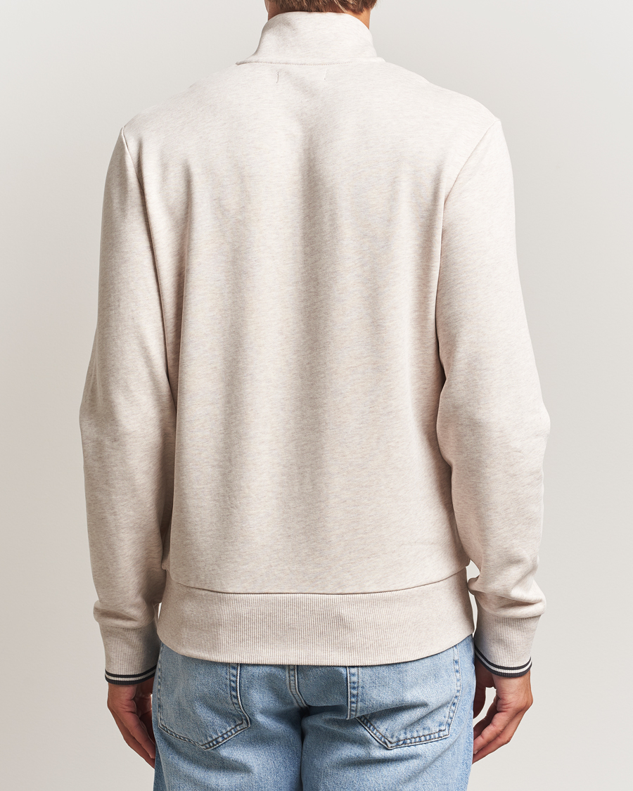 Heren | Truien | Fred Perry | Half Zip Sweatshirt Porrigde Marl