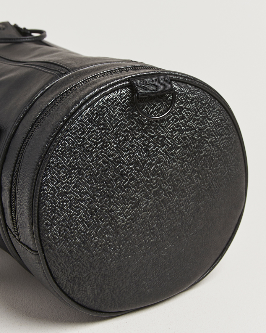 Heren | Tassen | Fred Perry | Scotch Grain Leather Barrel Bag Black