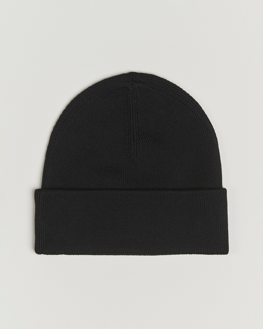 Heren | Mutsen | Fred Perry | Merino Wool Beanie Black