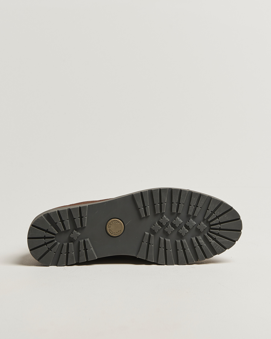 Heren | Laarzen | Fred Perry | Kenny Waxed Suede Chukka Boot Burnt Tobacco