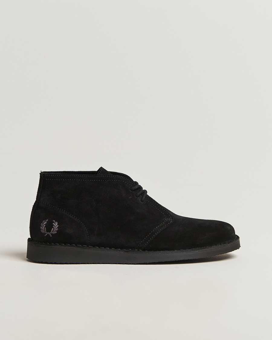 Heren | Laarzen | Fred Perry | Hawley Suede Chukka Boot Black