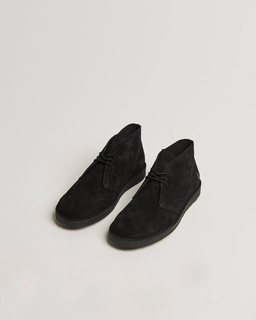 Heren | Laarzen | Fred Perry | Hawley Suede Chukka Boot Black