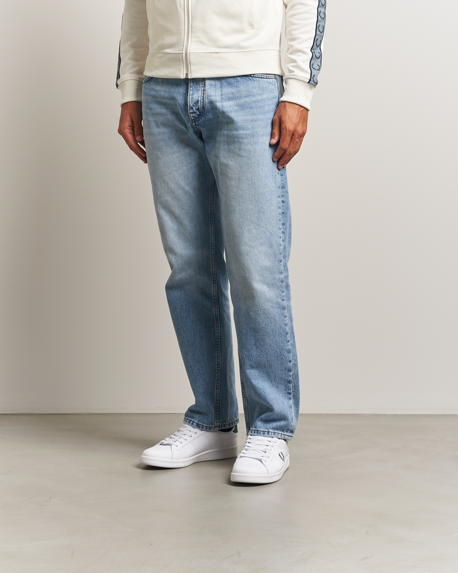 Heren | Sneakers | Fred Perry | B721 Leather Sneakers White/Green