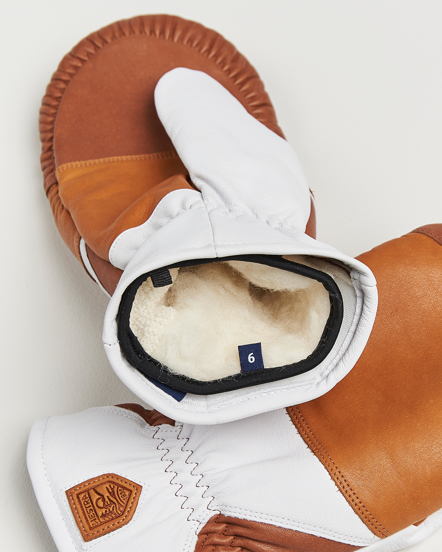 Heren | Hestra reMix Mitt Cork/Off White | Hestra | reMix Mitt Cork/Off White