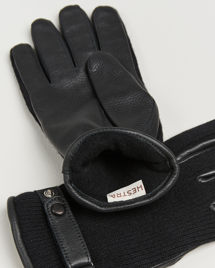 Heren | Handschoenen | Hestra | Christopher Cashmere/Elkskin Glove Black