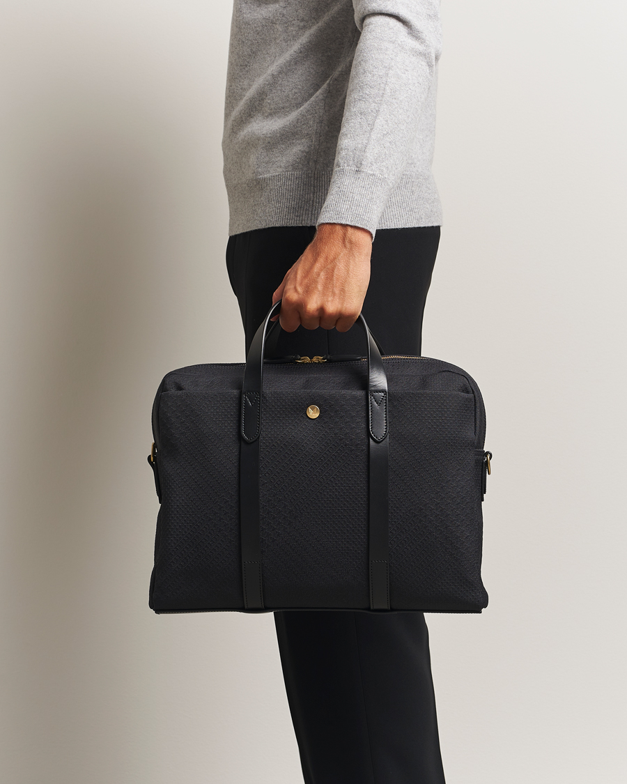Heren | Tassen | Mismo | M/S Aspire Briefcase Haptic Black/Black
