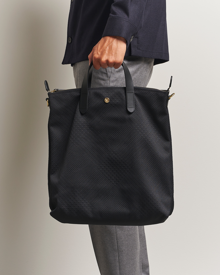 Heren | Tassen | Mismo | M/S Canvas Shopper Haptic Black/Black