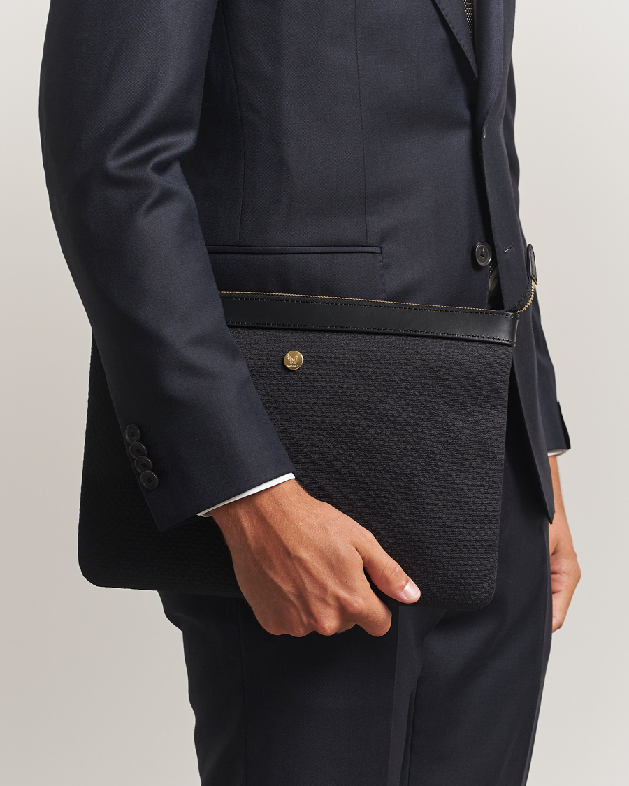 Heren | Tassen | Mismo | M/S Nylon Pouch Large Haptic Black/Black