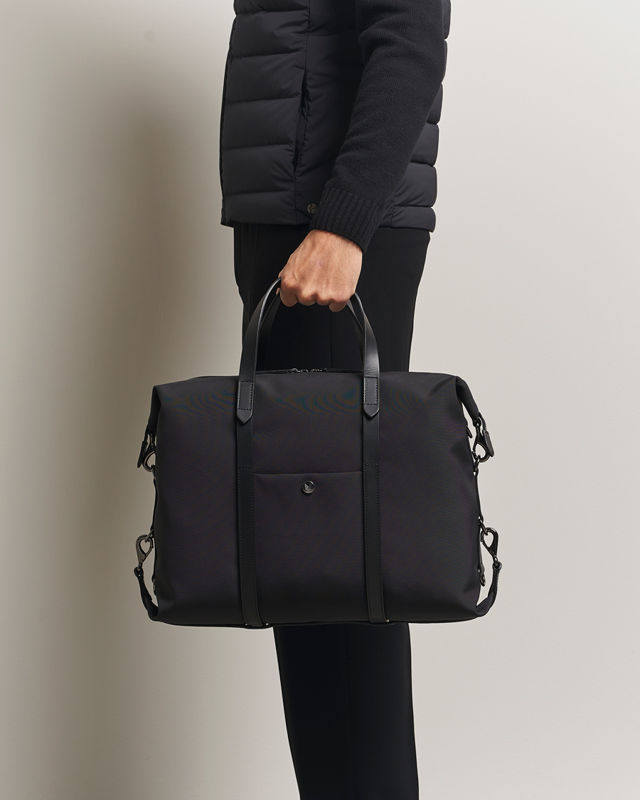 Heren | Tassen | Mismo | M/S Utility Nylon Duffle Bag Eclipse Black/Black