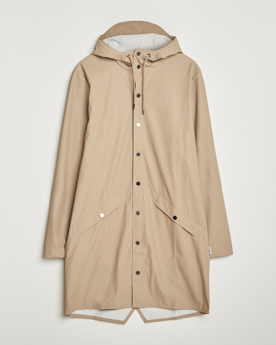Heren | Jassen | RAINS | Long Jacket Beige