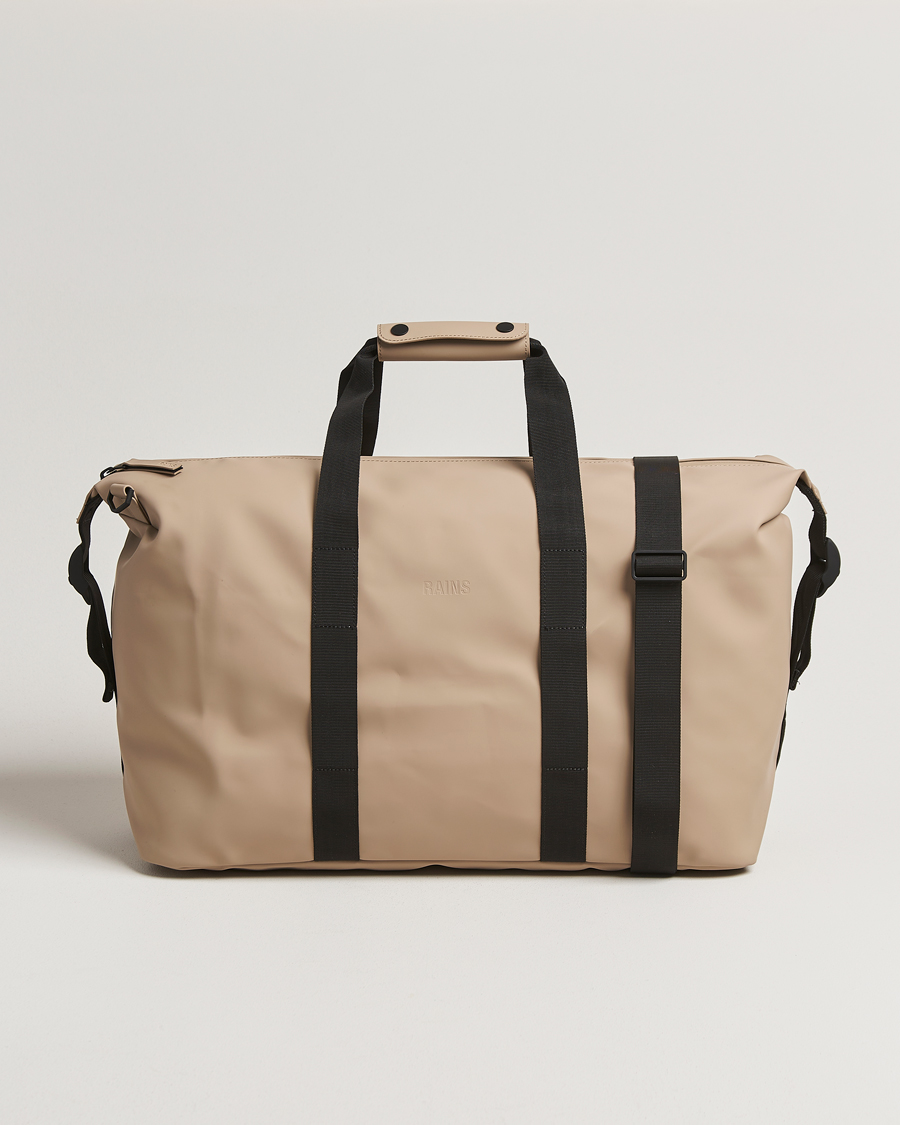 Heren | Tassen | RAINS | Hilo Weekendbag Beige