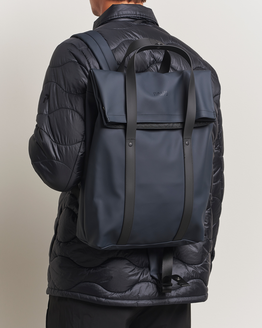 Heren | Tassen | RAINS | 2 Way Tote Backpack Navy