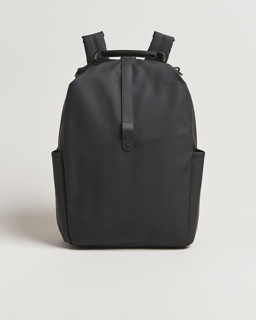 Heren | Tassen | RAINS | Clip Front Backpack Black