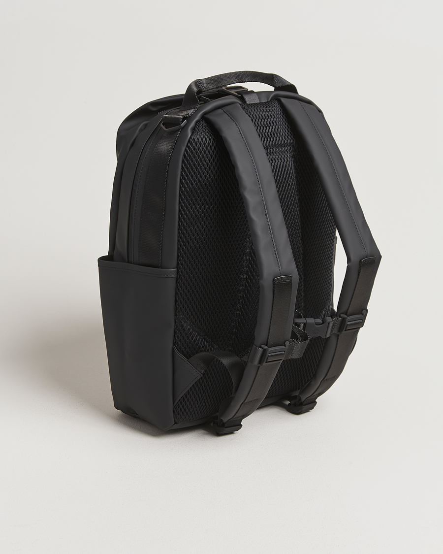 Heren | Tassen | RAINS | Clip Front Backpack Black