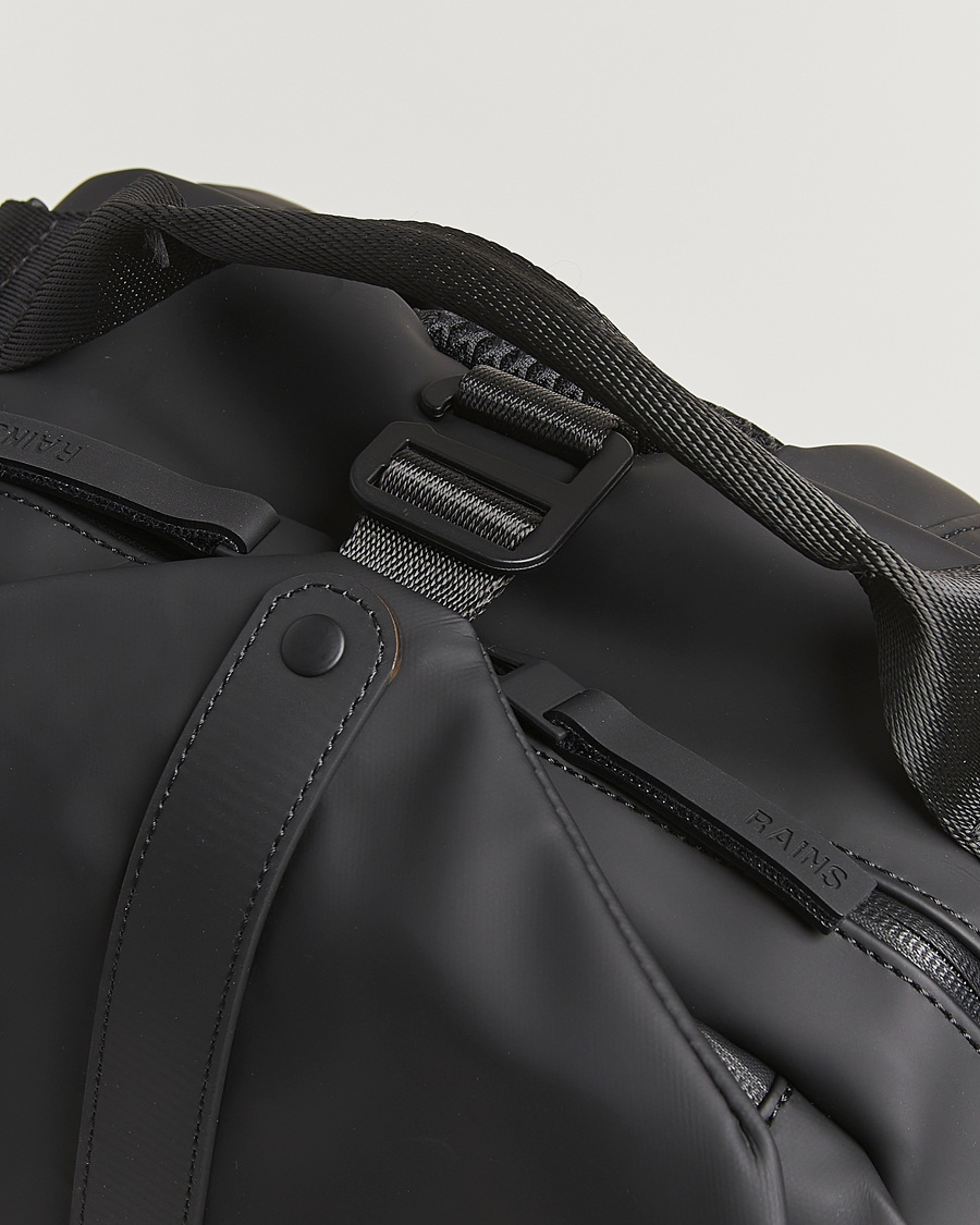 Heren | Tassen | RAINS | Clip Front Backpack Black