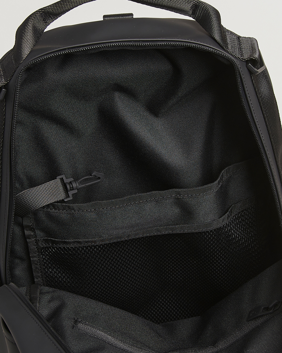 Heren | Tassen | RAINS | Clip Front Backpack Black