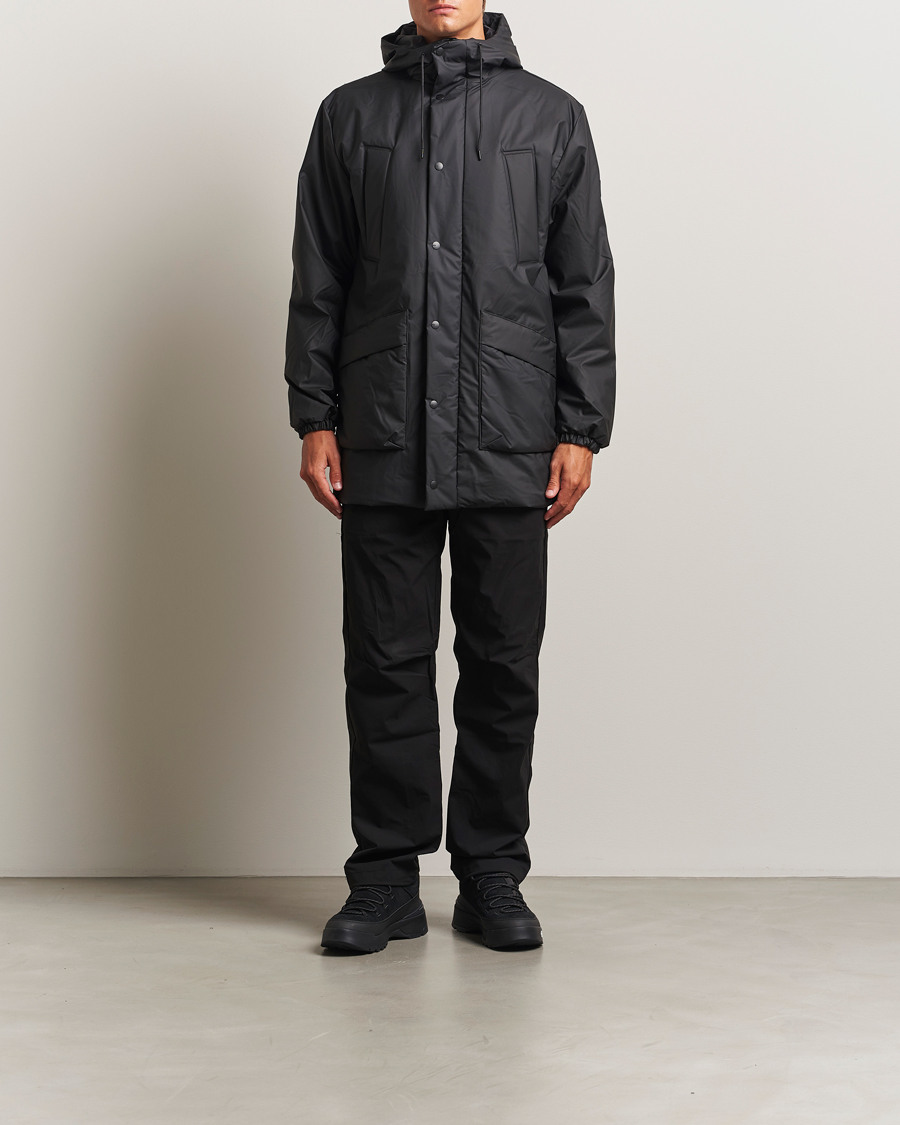 Heren | Jassen | RAINS | Lohja Insulated Cargo Jacket Black