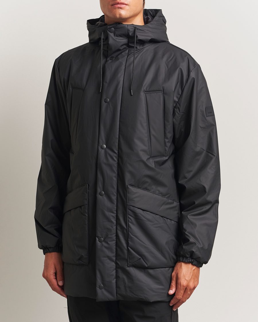 Heren | Jassen | RAINS | Lohja Insulated Cargo Jacket Black
