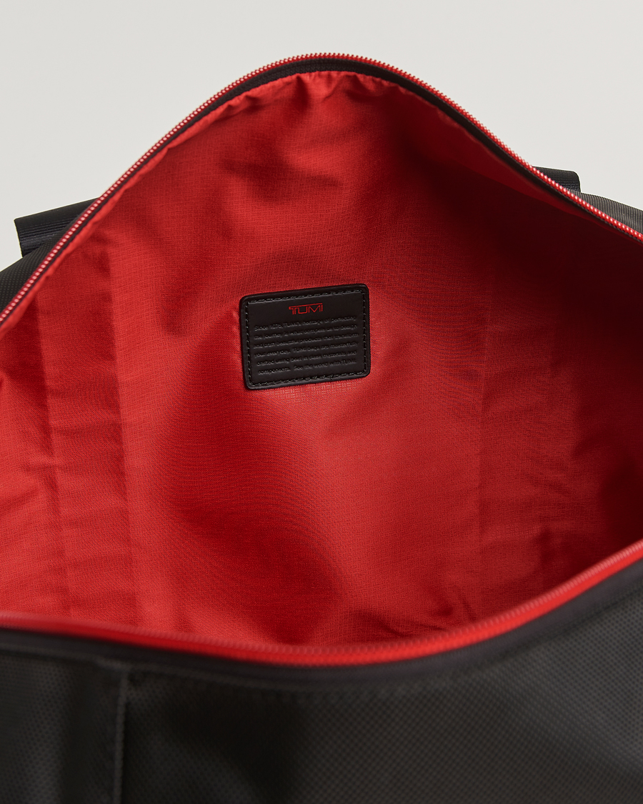 Heren | Tassen | TUMI | Alpha 3 Double Expansion Travel Satchel Black/Red