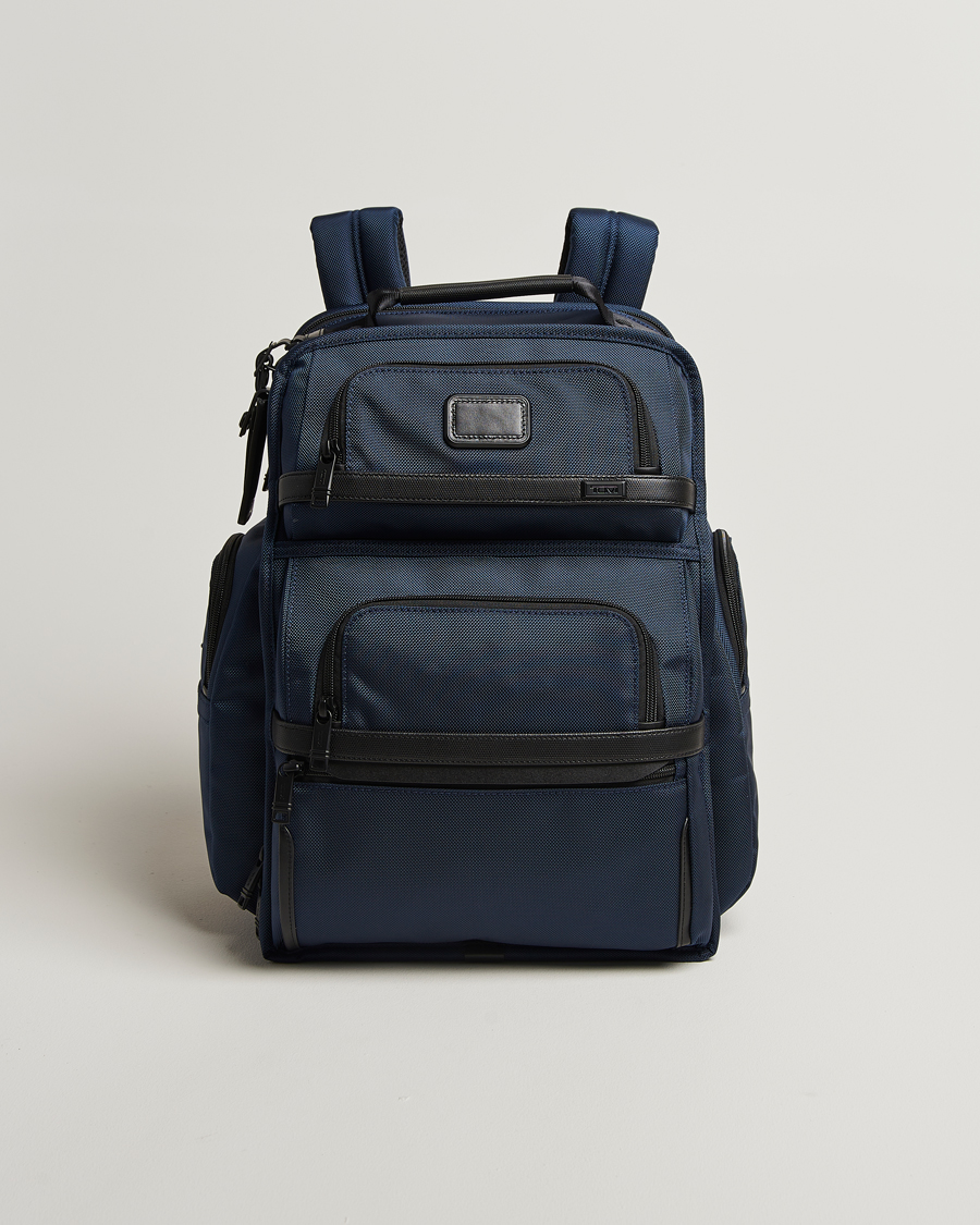 Heren | Tassen | TUMI | Alpha 3 Brief Backpack Navy