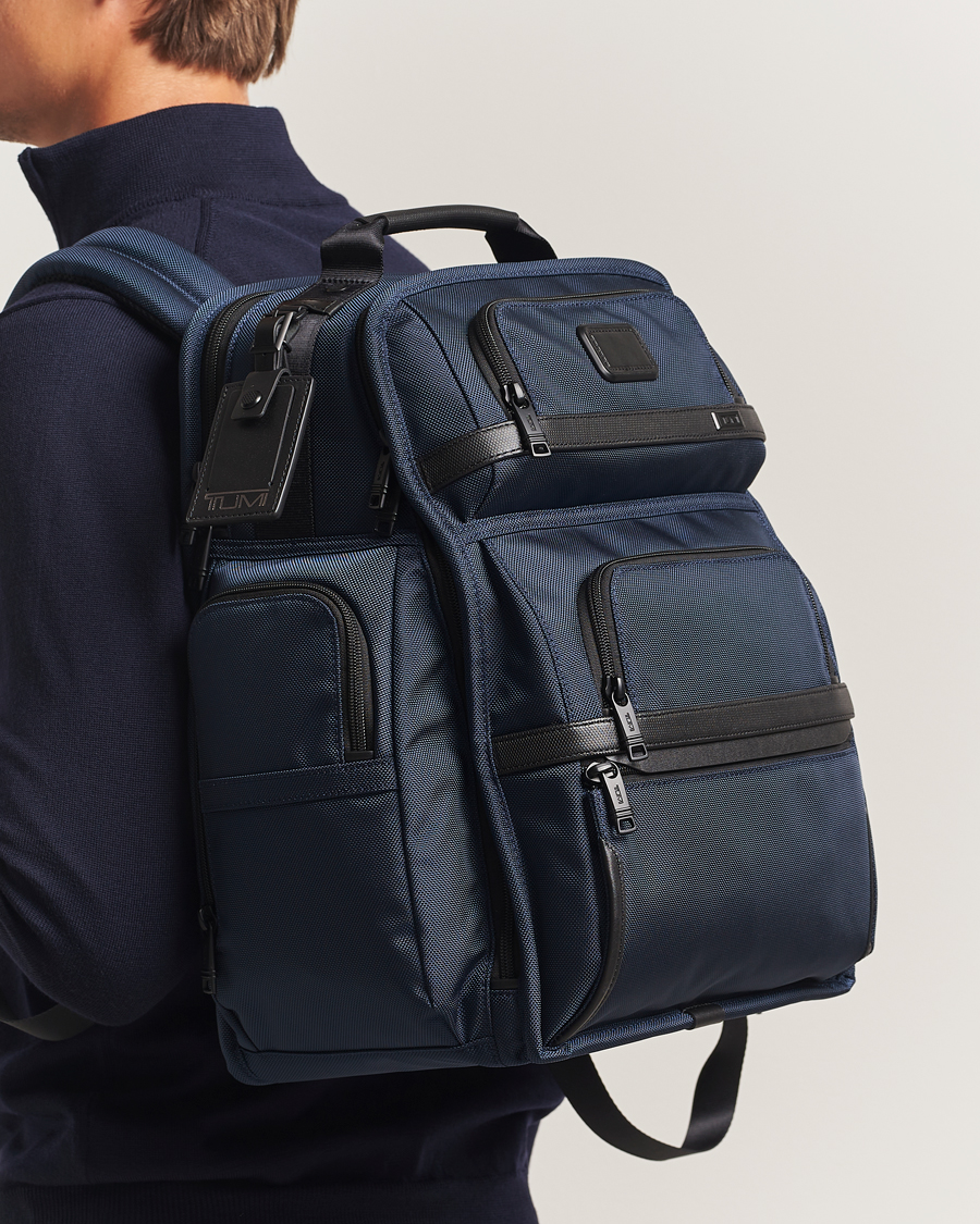 Heren | Tassen | TUMI | Alpha 3 Brief Backpack Navy