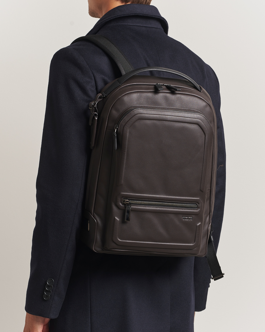 Heren | Tassen | TUMI | Harrison Bradner Backpack Espresso Brown