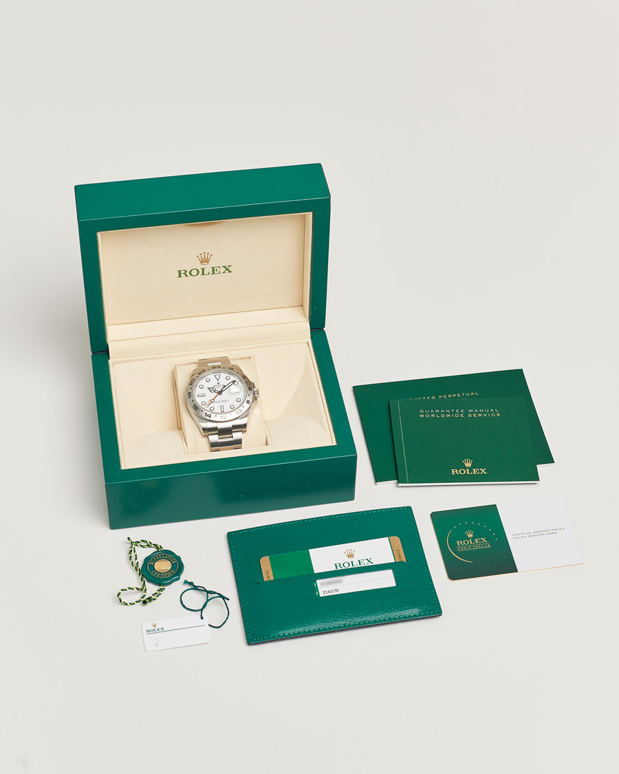 Heren | Rolex Pre-Owned Explorer II Steel White | Rolex Pre-Owned | Explorer II Steel White