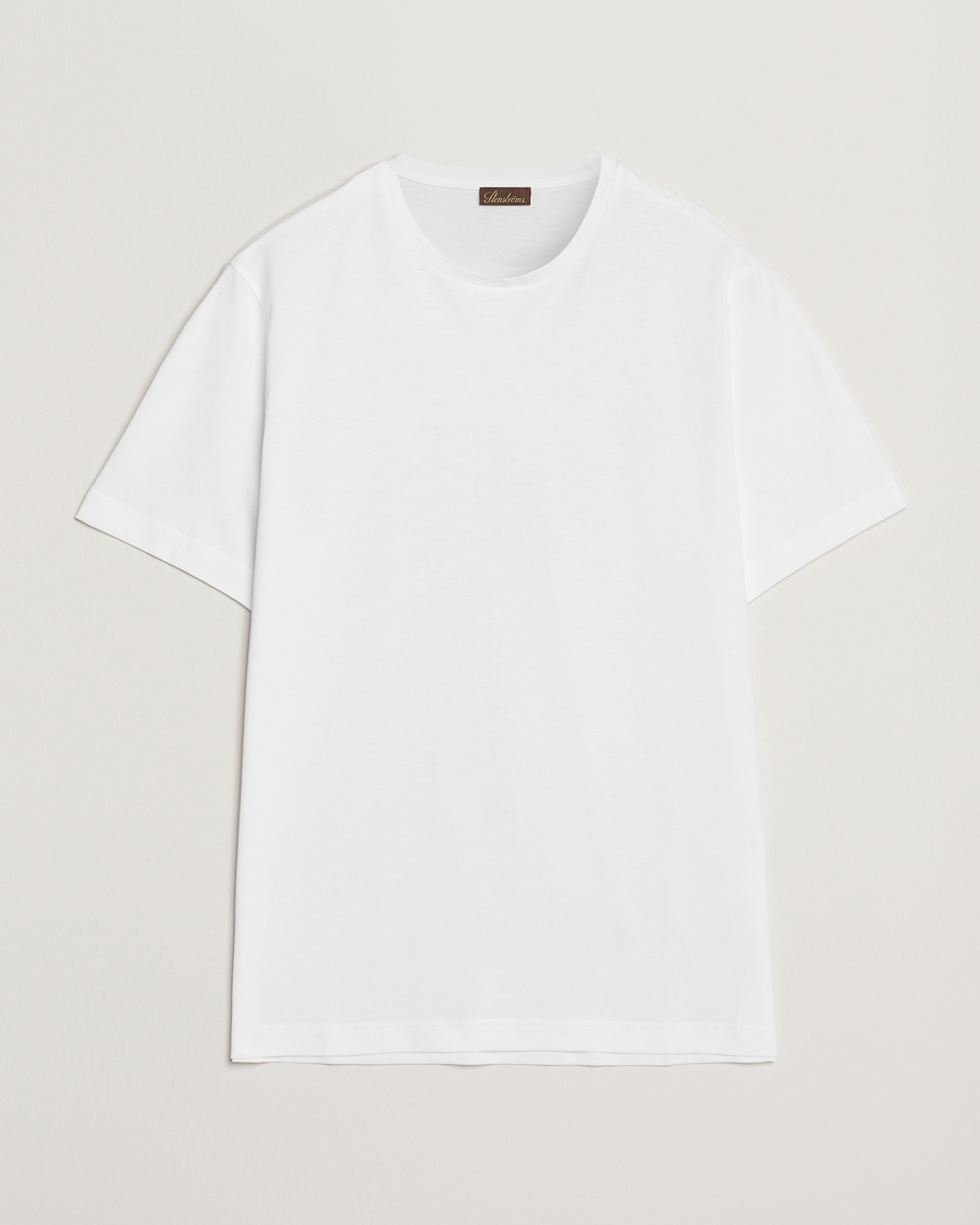 Heren | T-shirts | Stenströms | Supima Cotton T-Shirt White