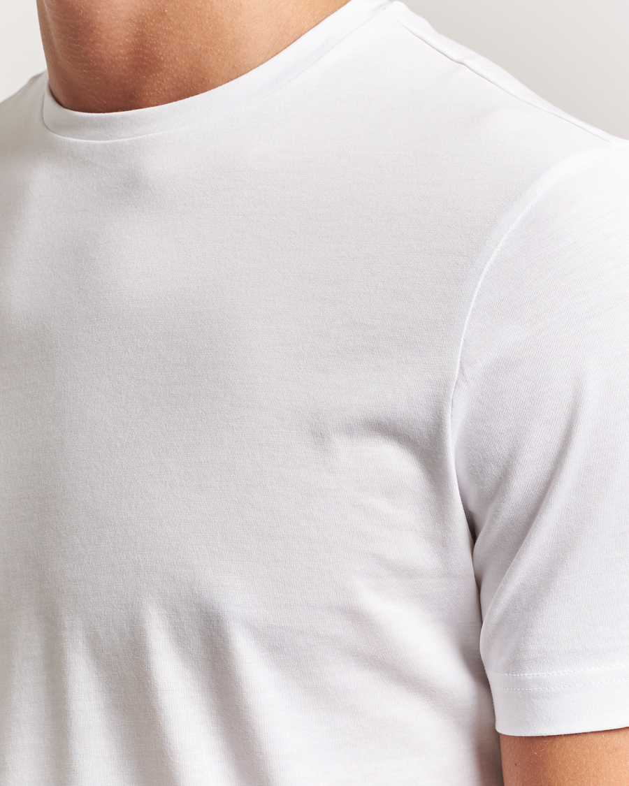 Heren | T-shirts | Stenströms | Supima Cotton T-Shirt White