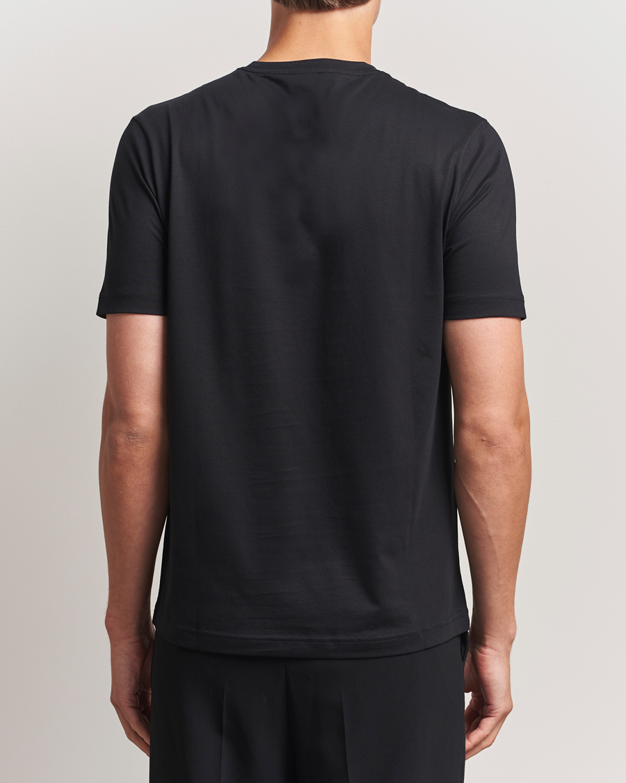 Heren | T-shirts | Stenströms | Supima Cotton T-Shirt Black