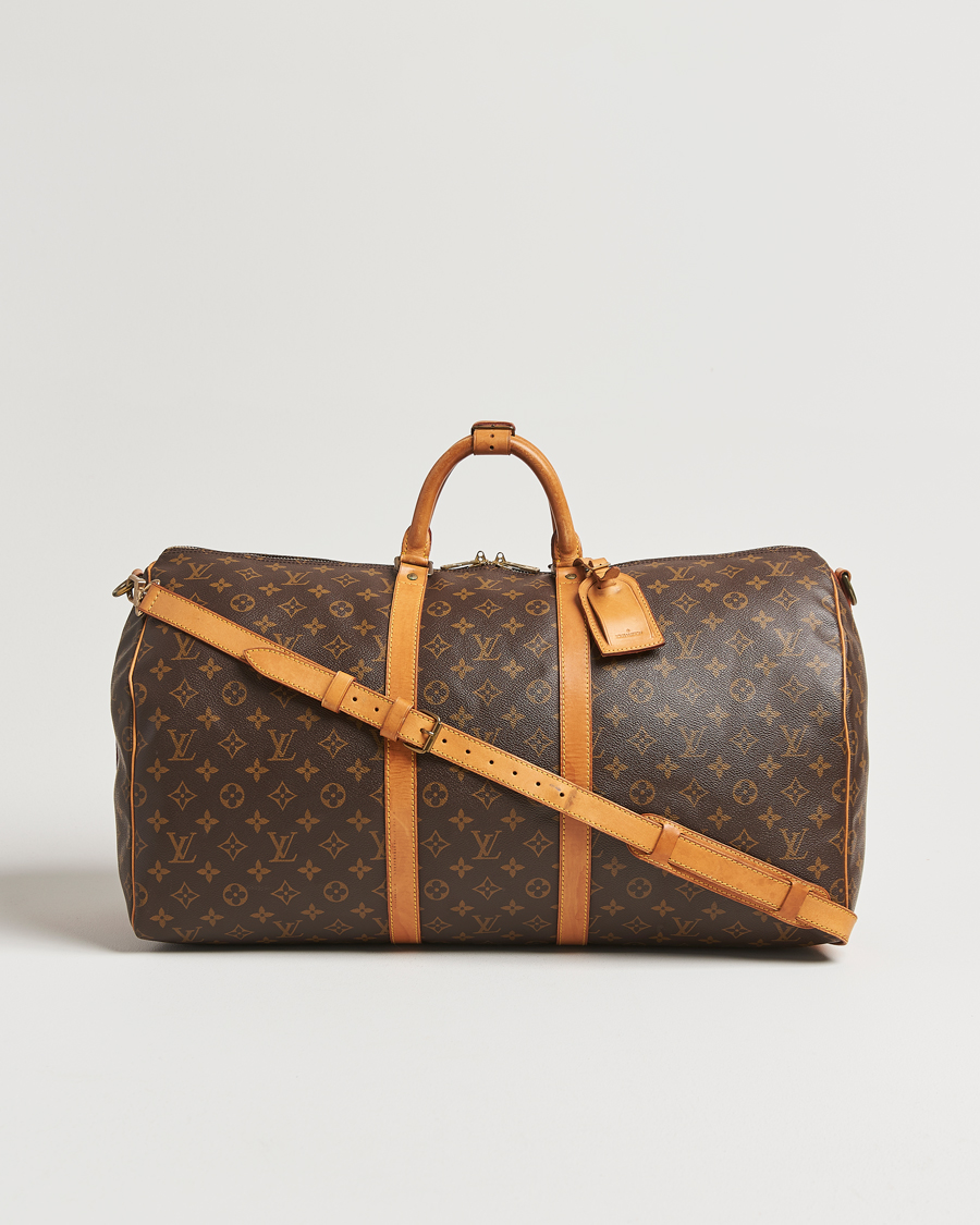 Heren | Pre-Owned & Vintage Bags | Louis Vuitton Pre-Owned | Keepall Bandoulière 55 Monogram
