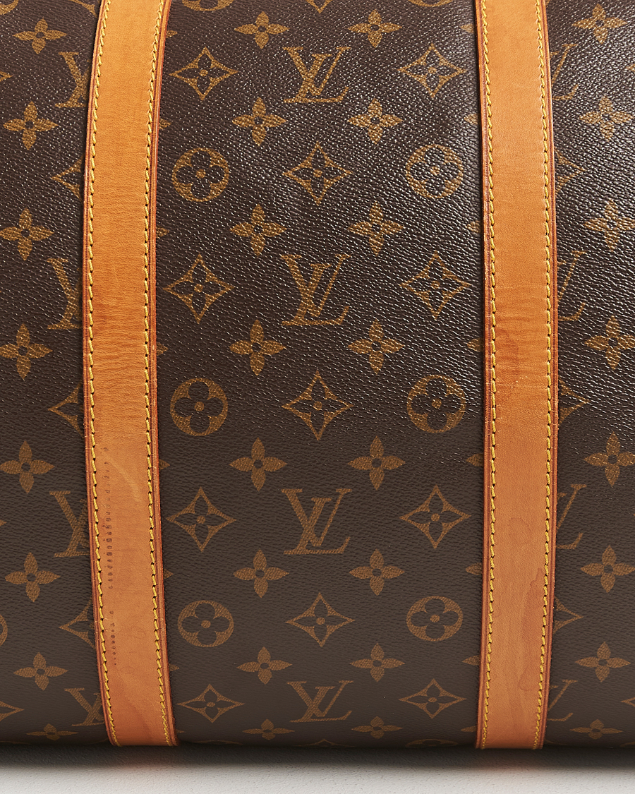 Heren | Pre-Owned & Vintage Bags | Louis Vuitton Pre-Owned | Keepall Bandoulière 55 Monogram