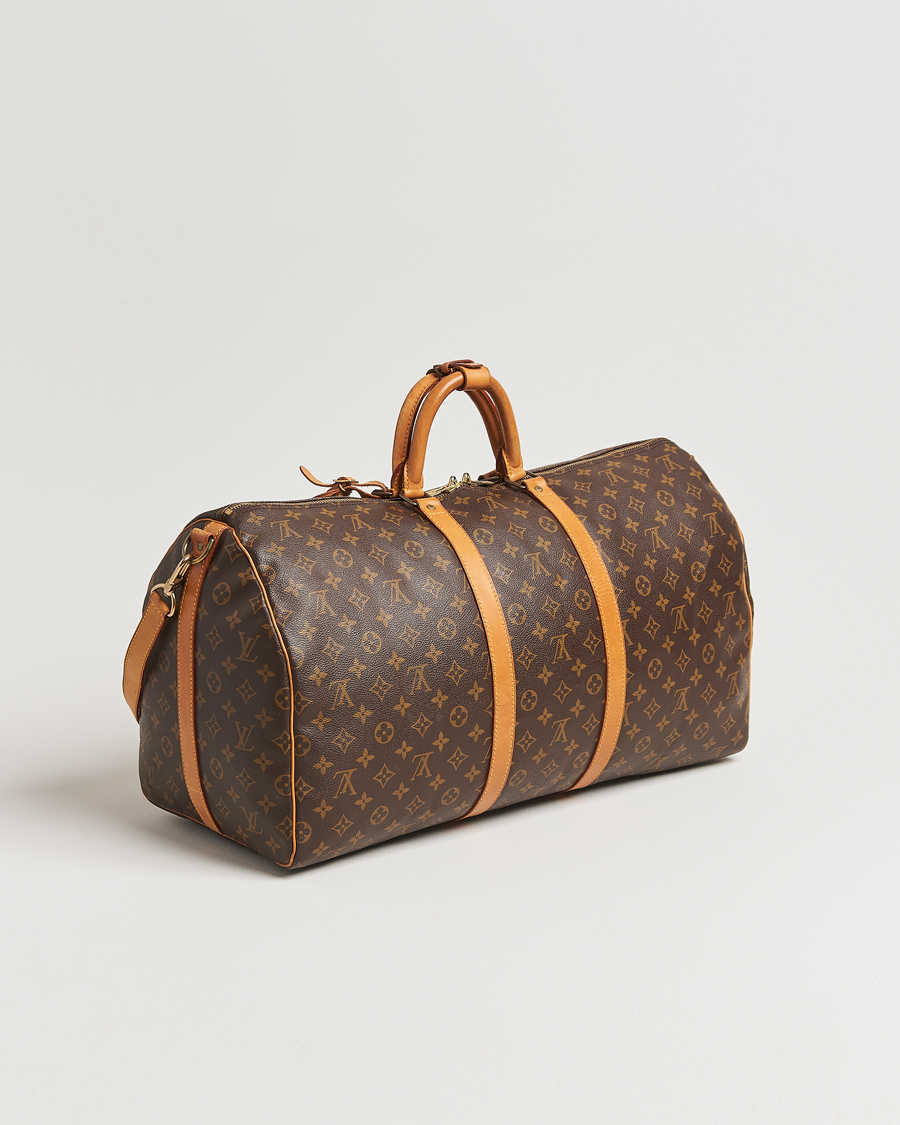 Heren | Pre-Owned & Vintage Bags | Louis Vuitton Pre-Owned | Keepall Bandoulière 55 Monogram