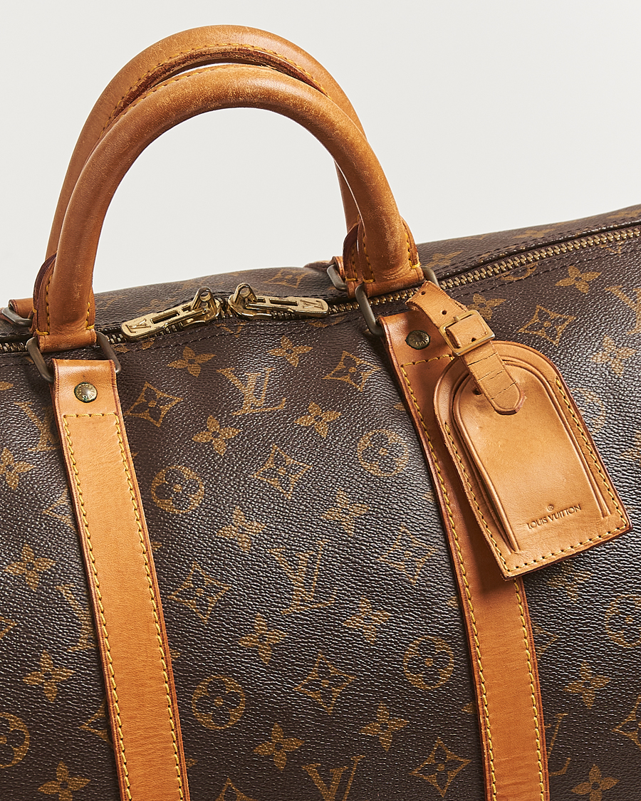 Heren | Pre-Owned & Vintage Bags | Louis Vuitton Pre-Owned | Keepall Bandoulière 55 Monogram