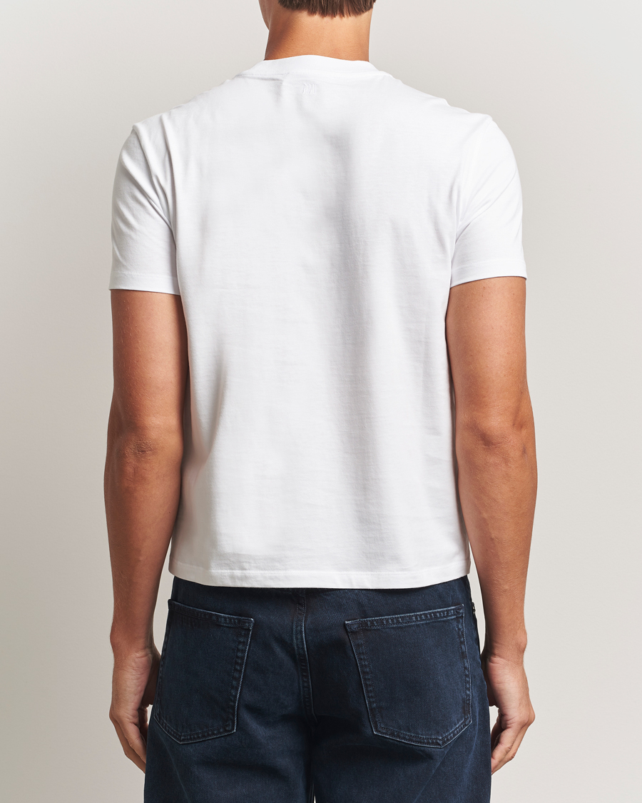 Heren | T-shirts | AMI | Heart Logo T-Shirt White