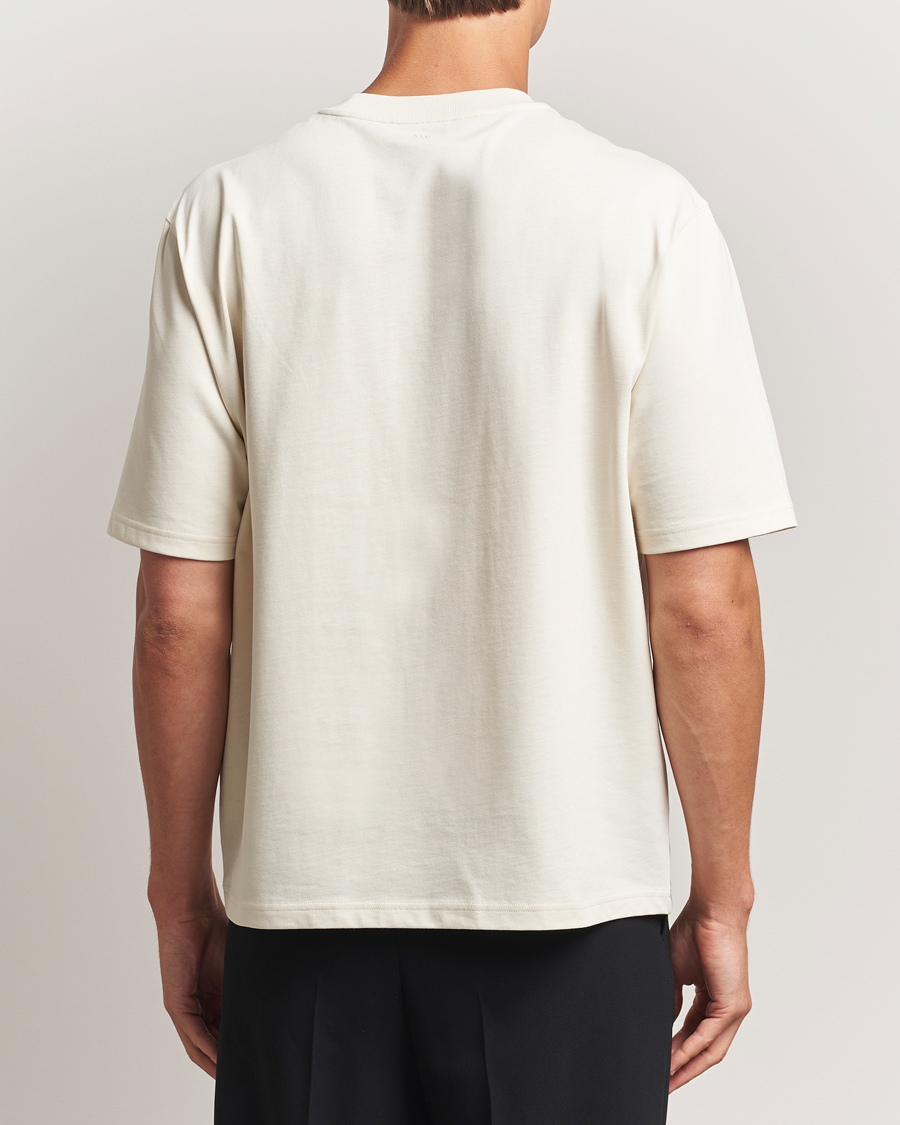 Heren | T-shirts | AMI | Tonal Heart Logo T-Shirt Ivory