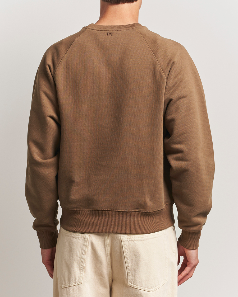 Heren | Truien | AMI | Tonal Heart Logo Sweatshirt Noisette