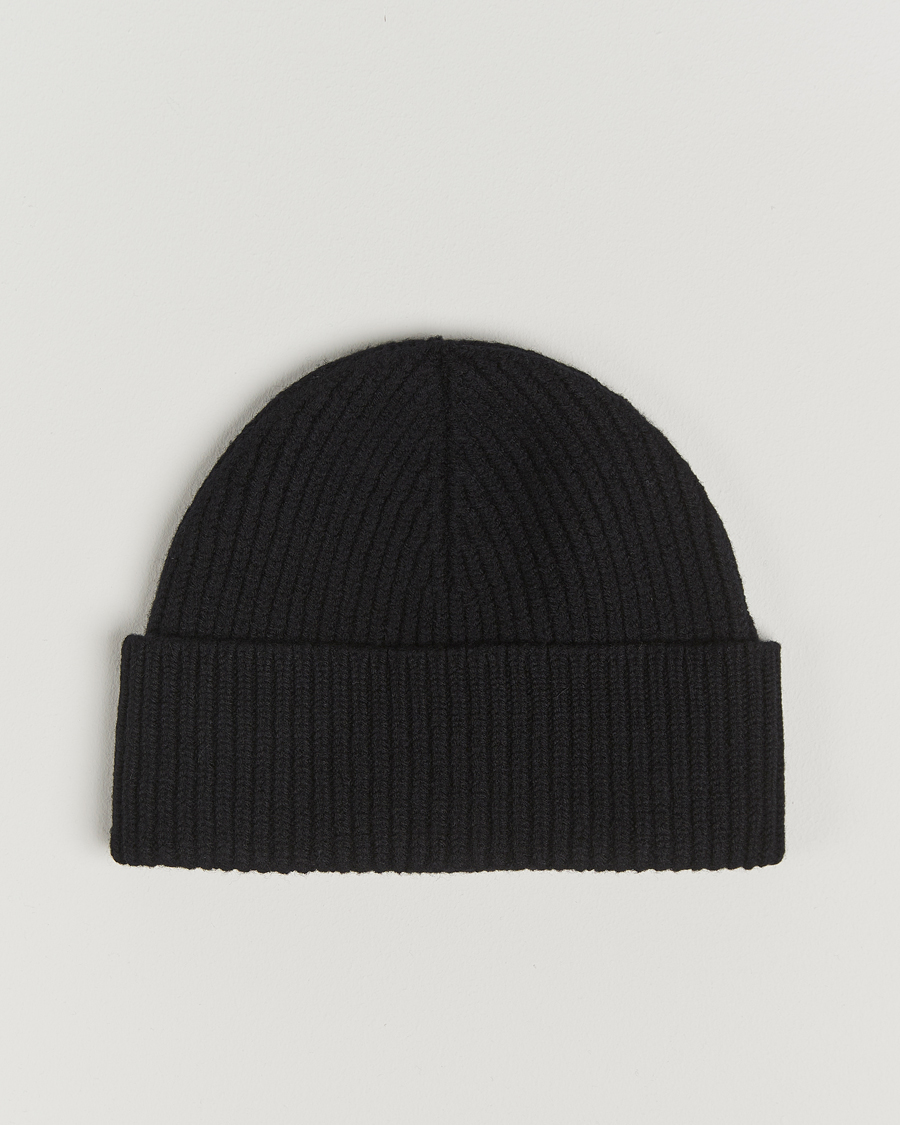 Heren | Mutsen | AMI | Heart Logo Beanie Black