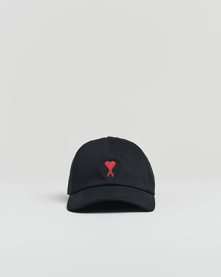 Heren | Hoeden en petten | AMI | Heart Logo Cap Black