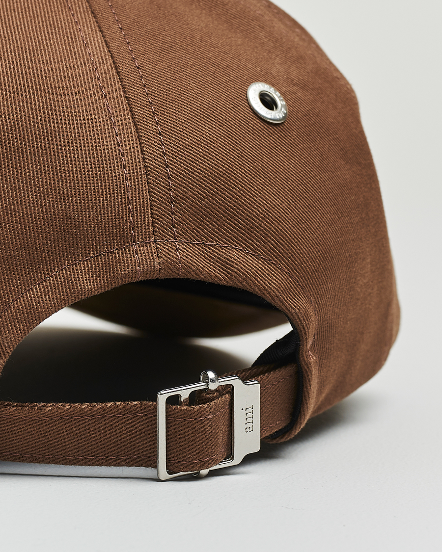 Heren | Hoeden en petten | AMI | Black Heart Logo Cap Noisette
