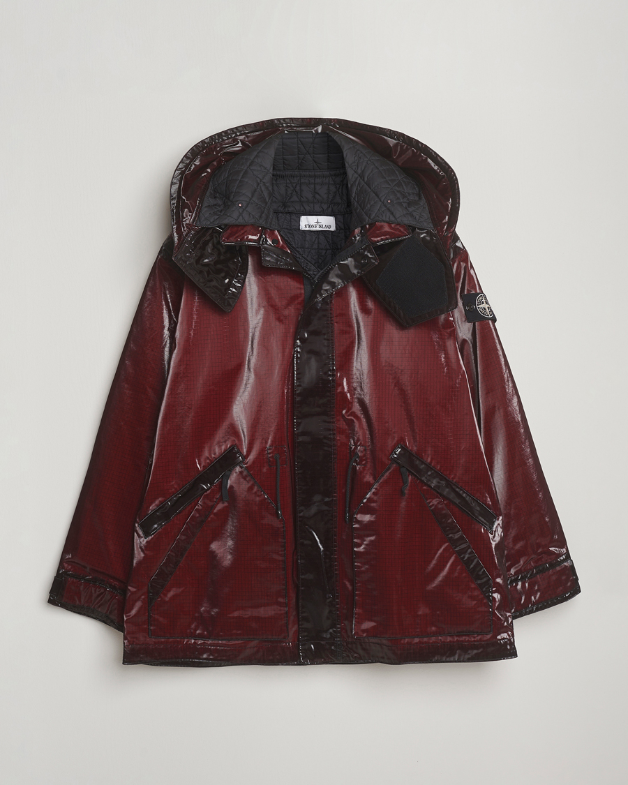 Heren | Jassen | Stone Island | Short Ripstop Detachable Inner Parka Burgundy