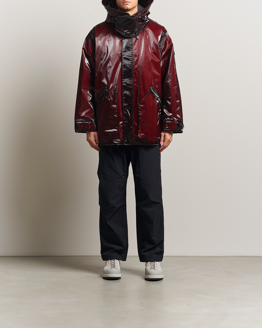 Heren | Jassen | Stone Island | Short Ripstop Detachable Inner Parka Burgundy