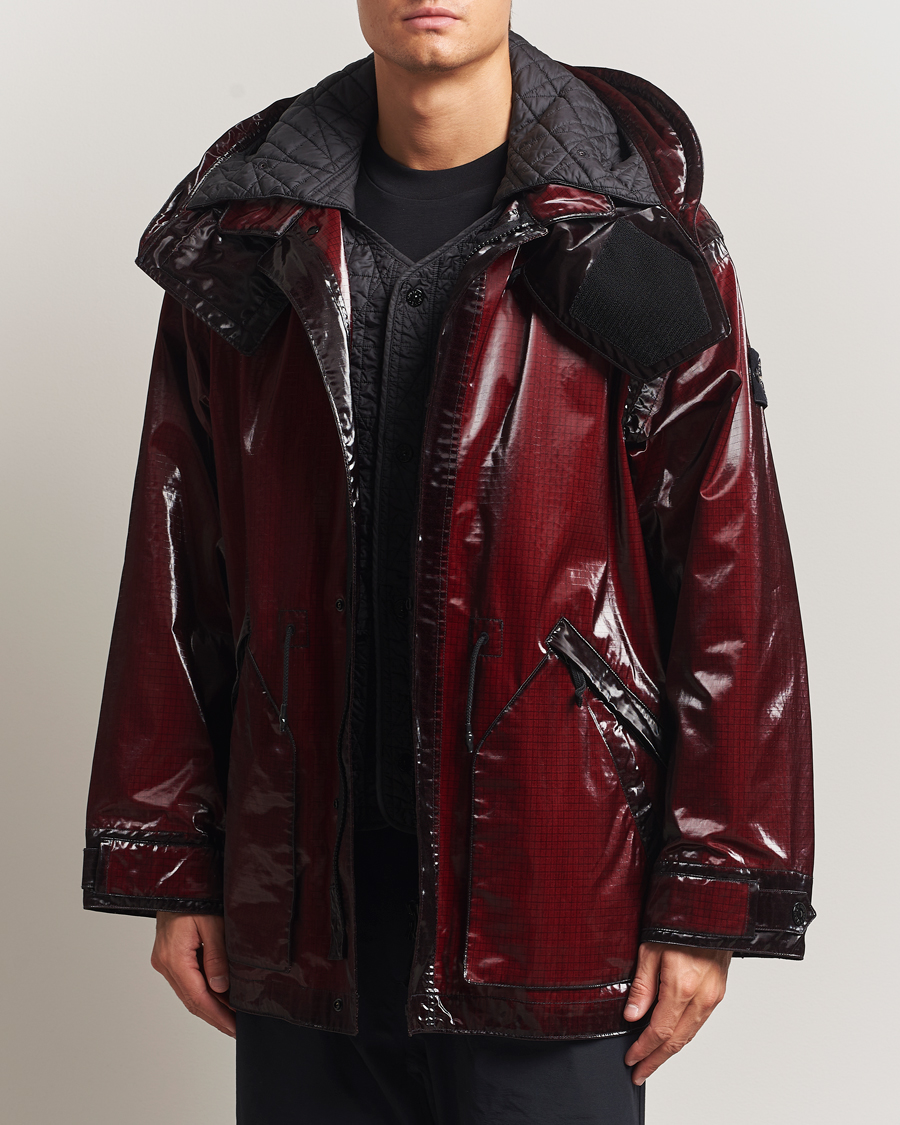 Heren | Jassen | Stone Island | Short Ripstop Detachable Inner Parka Burgundy