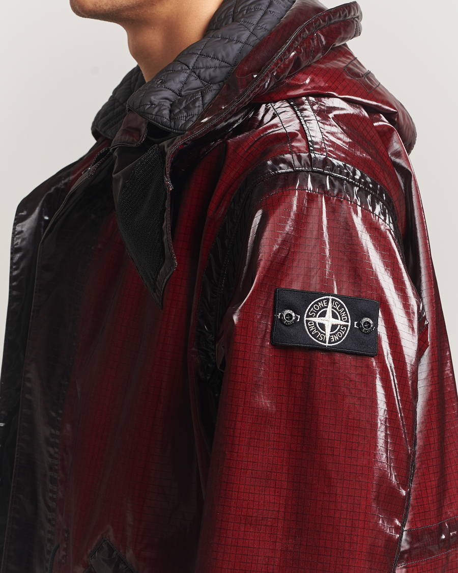 Heren | Jassen | Stone Island | Short Ripstop Detachable Inner Parka Burgundy