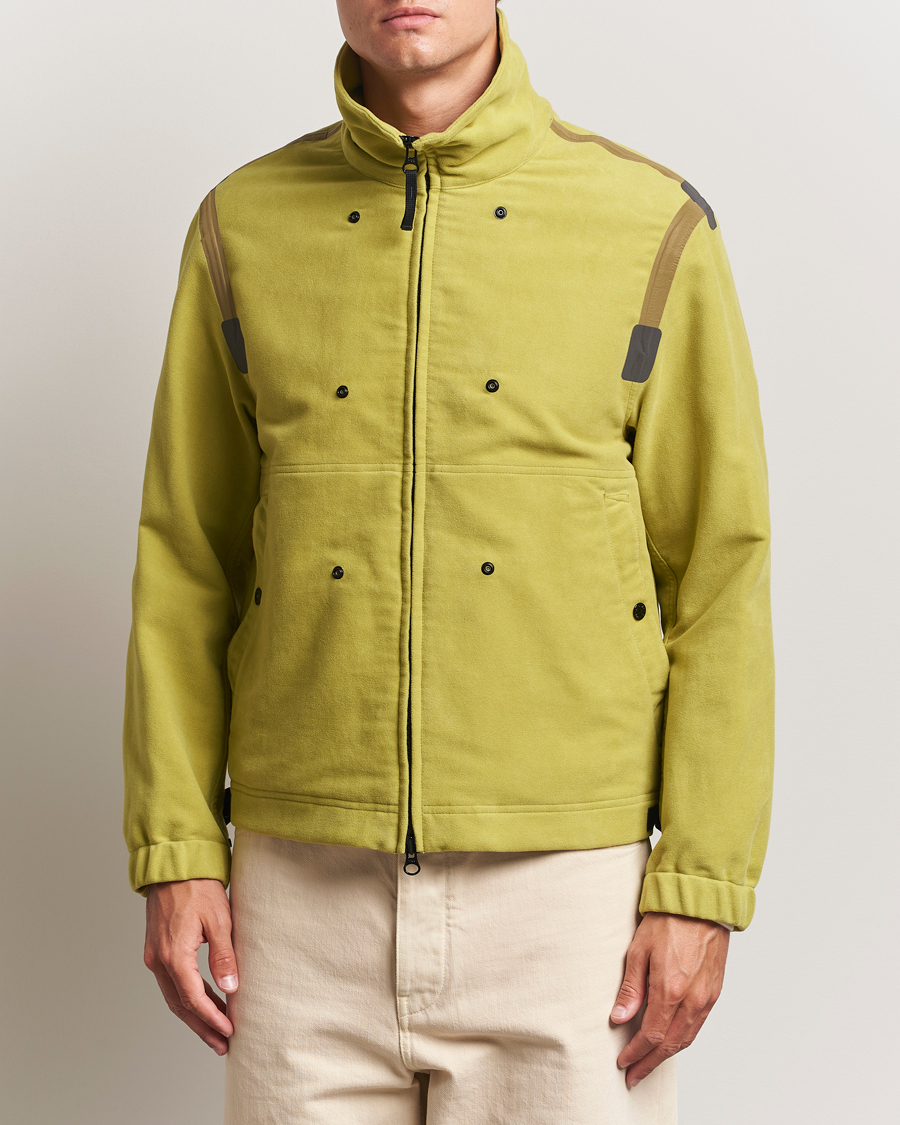 Heren | Jassen | Stone Island | Translusent Cover Moleskin Short Parka Green