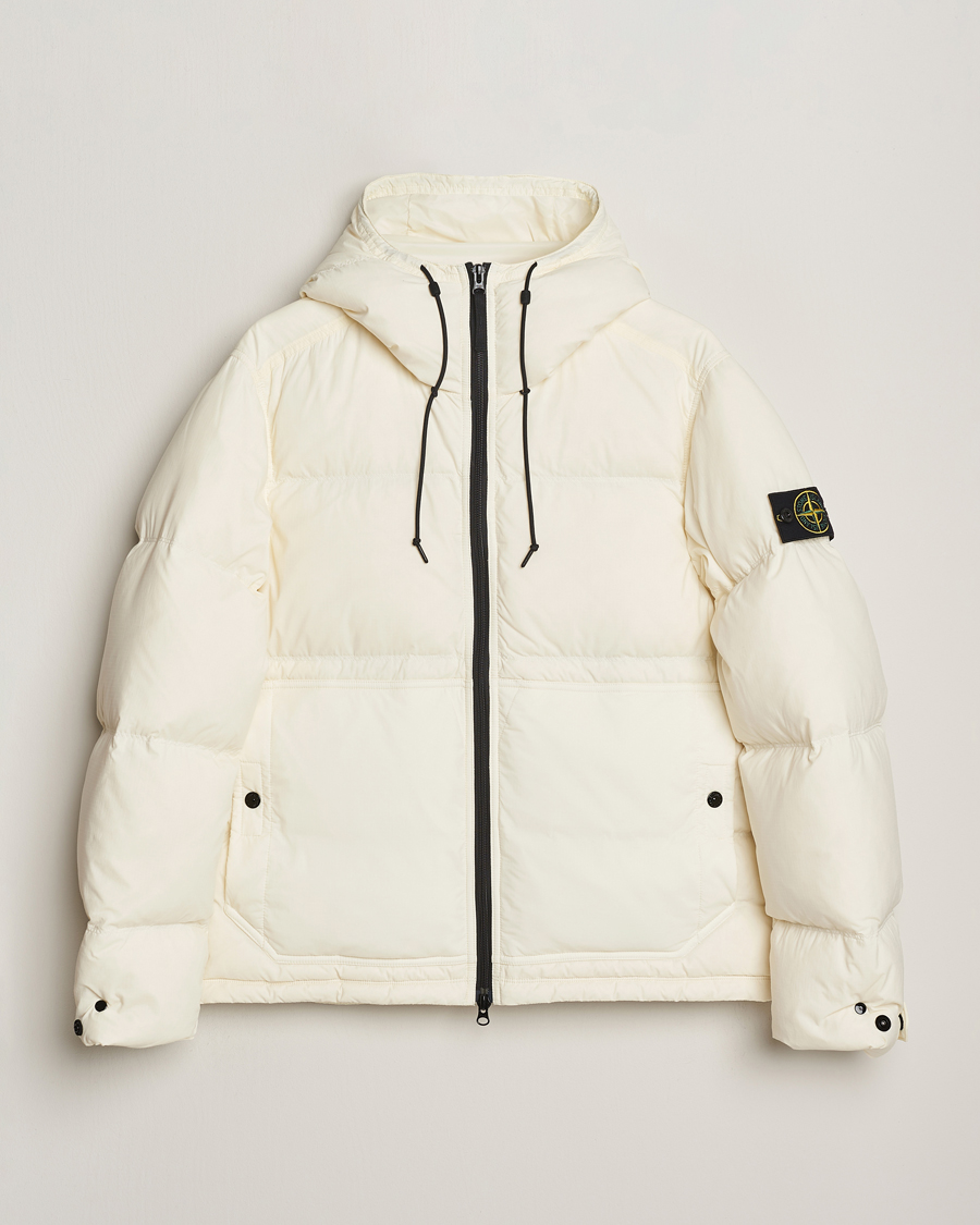 Heren | Jassen | Stone Island | Ripstop Cordura Padded Down Parka Ivory