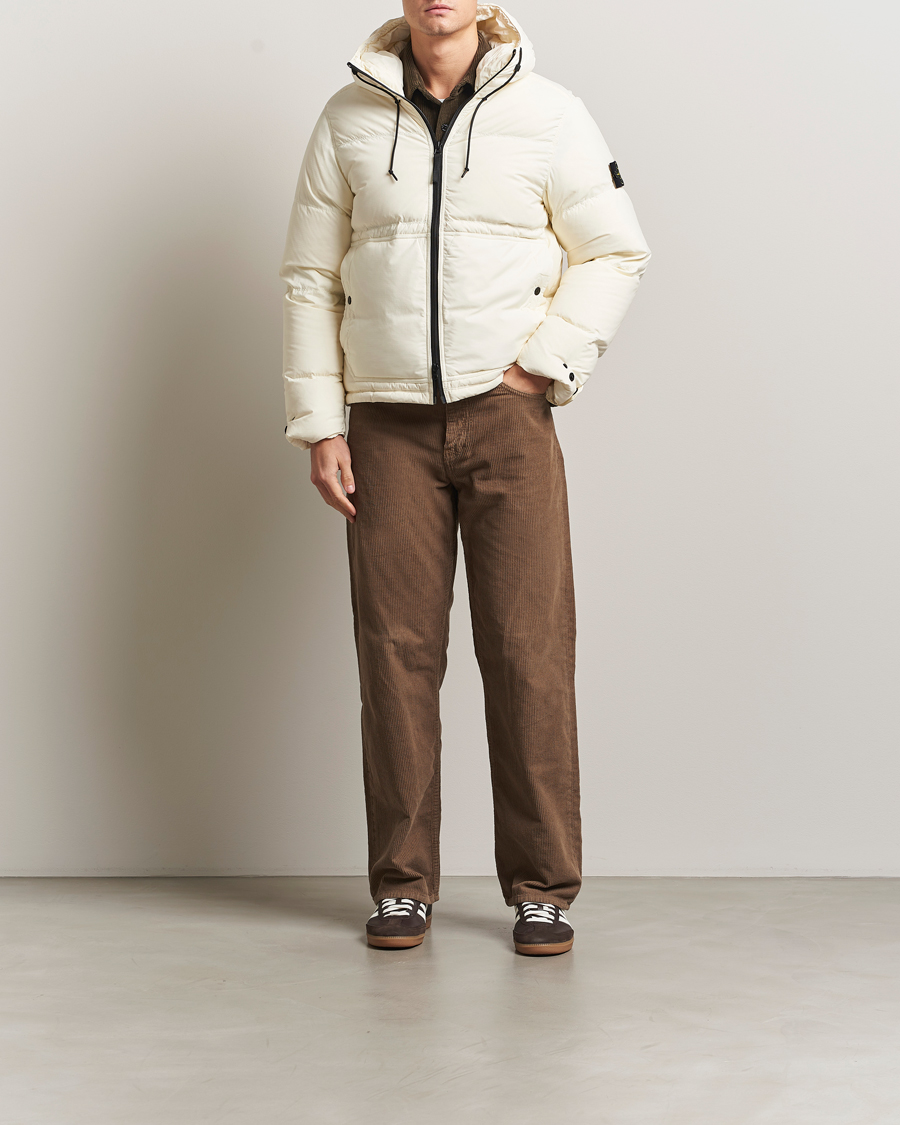 Heren | Jassen | Stone Island | Ripstop Cordura Padded Down Parka Ivory