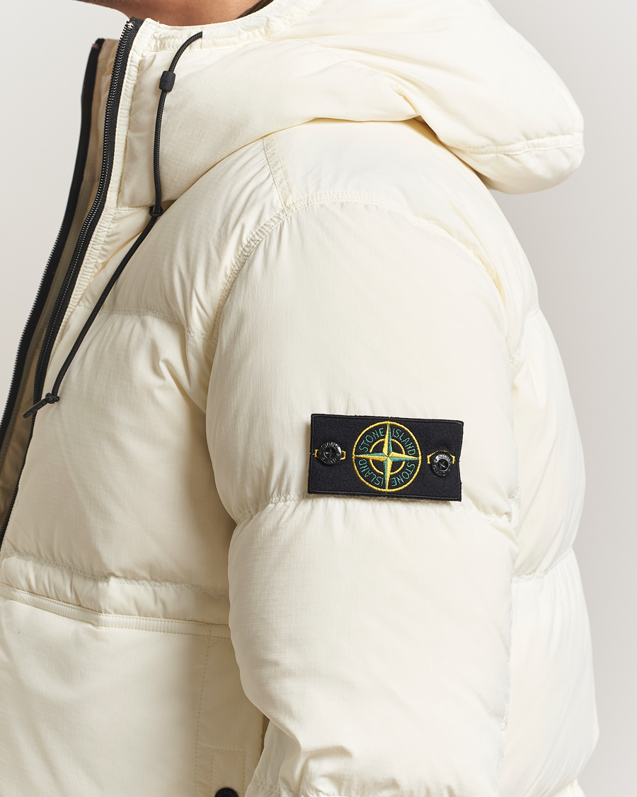Heren | Jassen | Stone Island | Ripstop Cordura Padded Down Parka Ivory